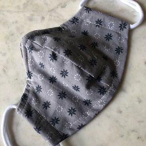 Star print- Breathable cotton mask